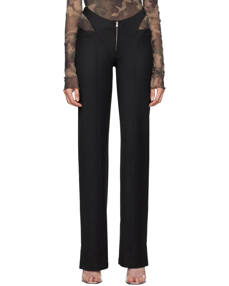 MISBHV Black Cutout Trousers Black