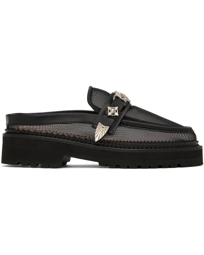 Toga Black AJ1403 Loafers Black