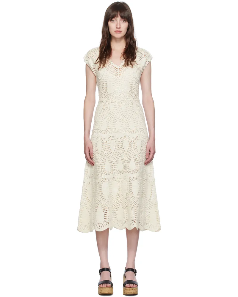 Gabriela Hearst Off-White Waldman Maxi Dress Ivr