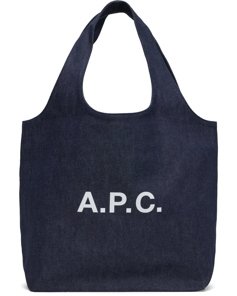 A.P.C. Navy Ninon Tote Iai