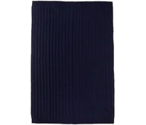SSENSE Exclusive Navy Chunky Mouline Textured Blanket