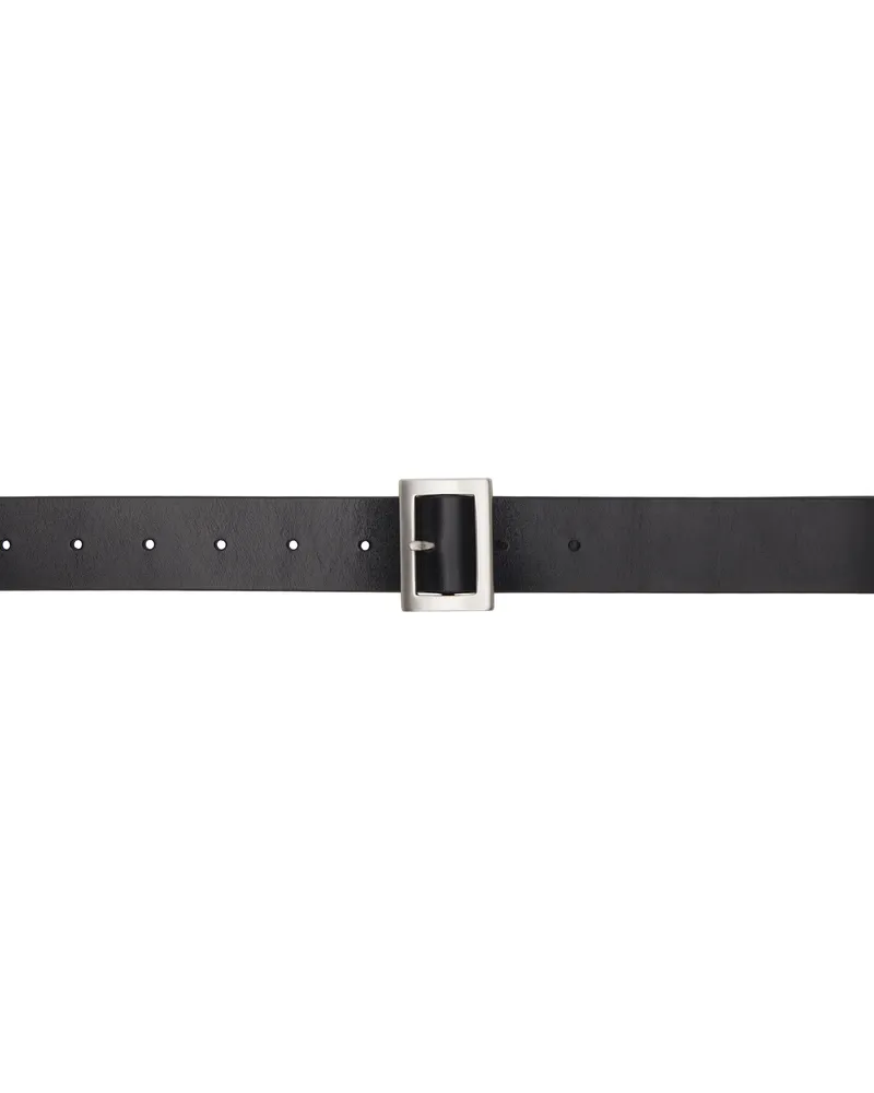 Rick Owens Black Porterville Stooges Belt 09