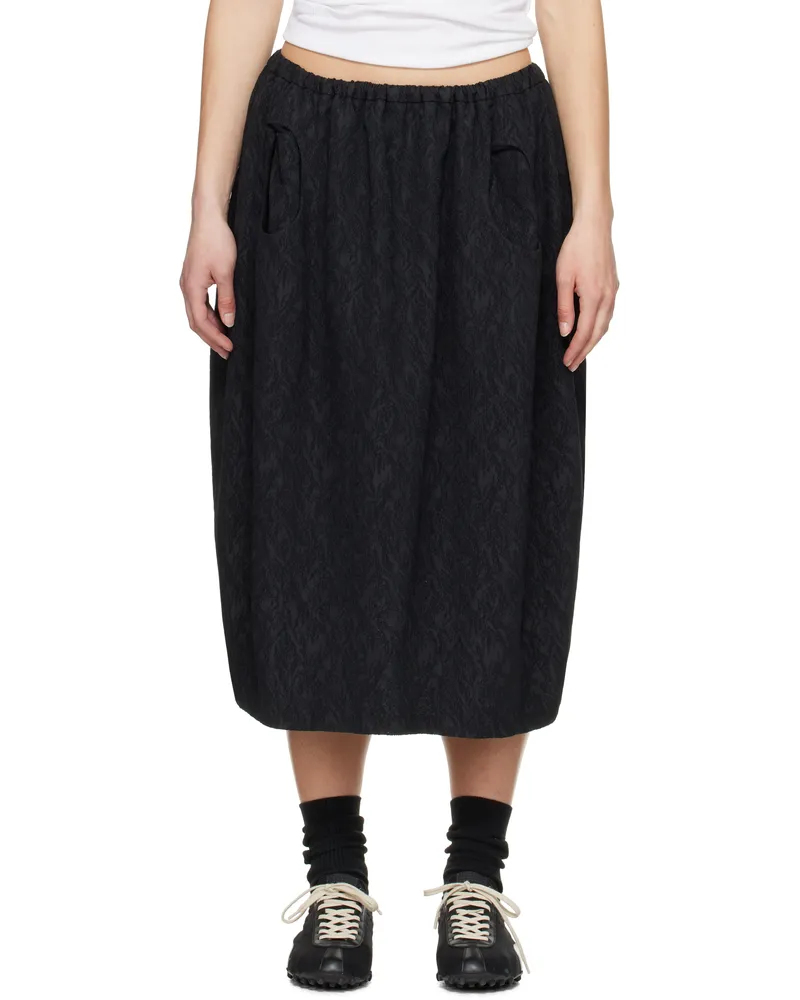 Adererror Black Product. 74 Midi Skirt Black