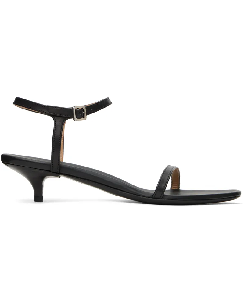 Marsèll Black Fiuto Heeled Sandals 666