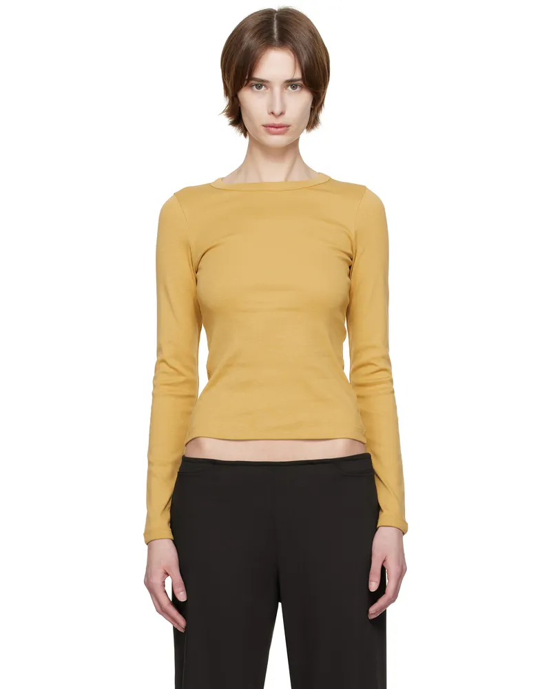 Flore Flore Yellow Max T-shirt Tan