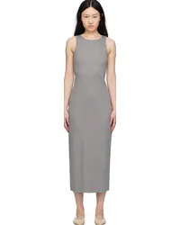 By Malene Birger Gray Lovelo Maxi Dress T5m