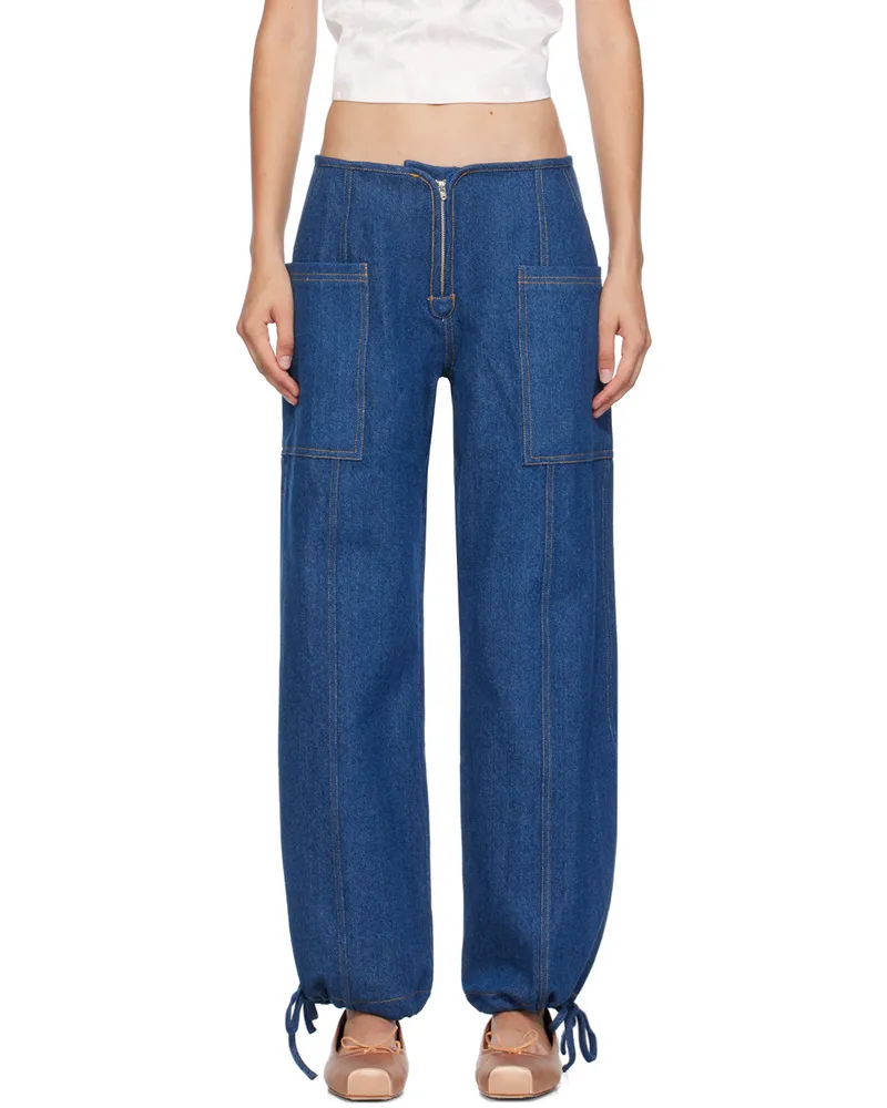 Sandy Liang Indigo Tifosi Jeans 420