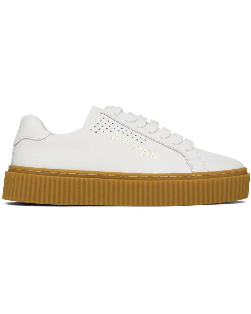 Palm Angels White Palm One Platform Sneakers White