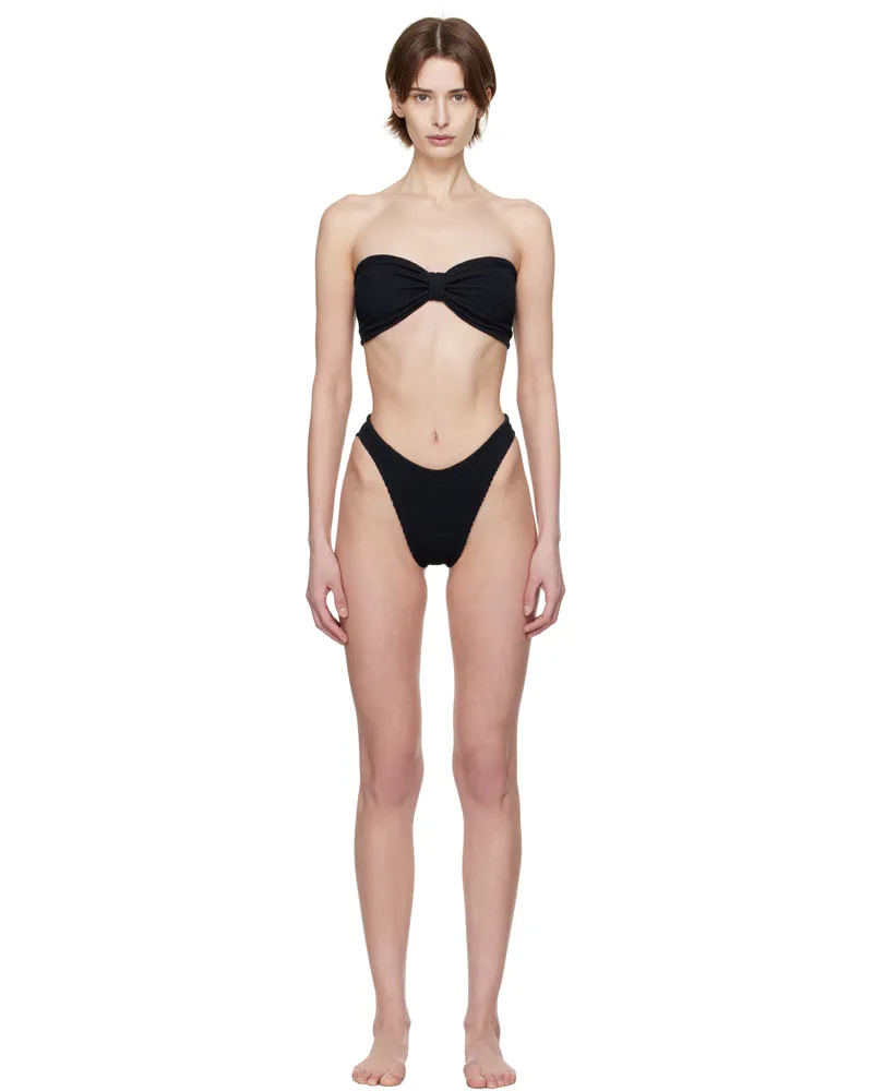 Hunza G Black Jean Bikini Black