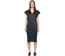 Gray Monthly Colors March Midi Dress