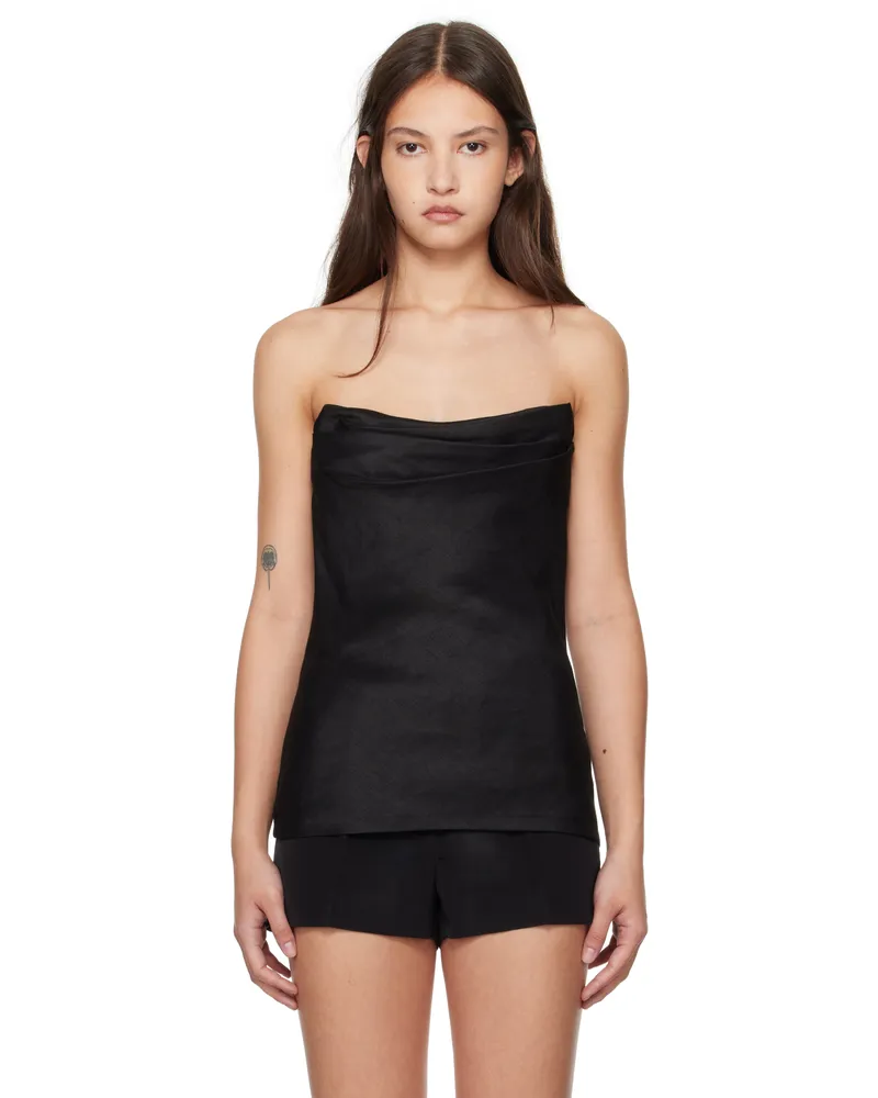GIA STUDIOS Black Manon Tank Top Black