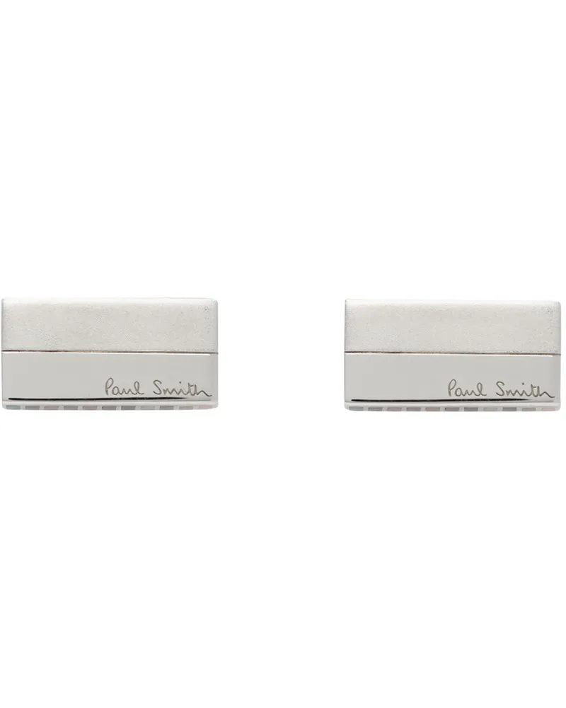 Paul Smith Silver Sig Edge Cuff Links 92