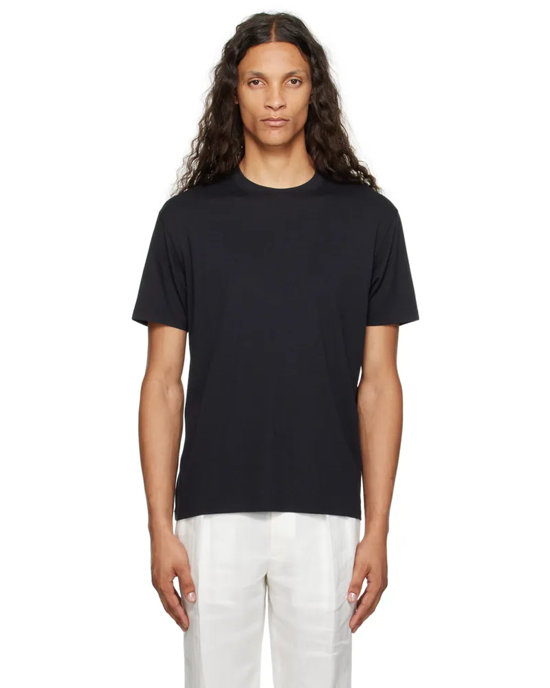 Tom Ford Black Crewneck T-Shirt Black