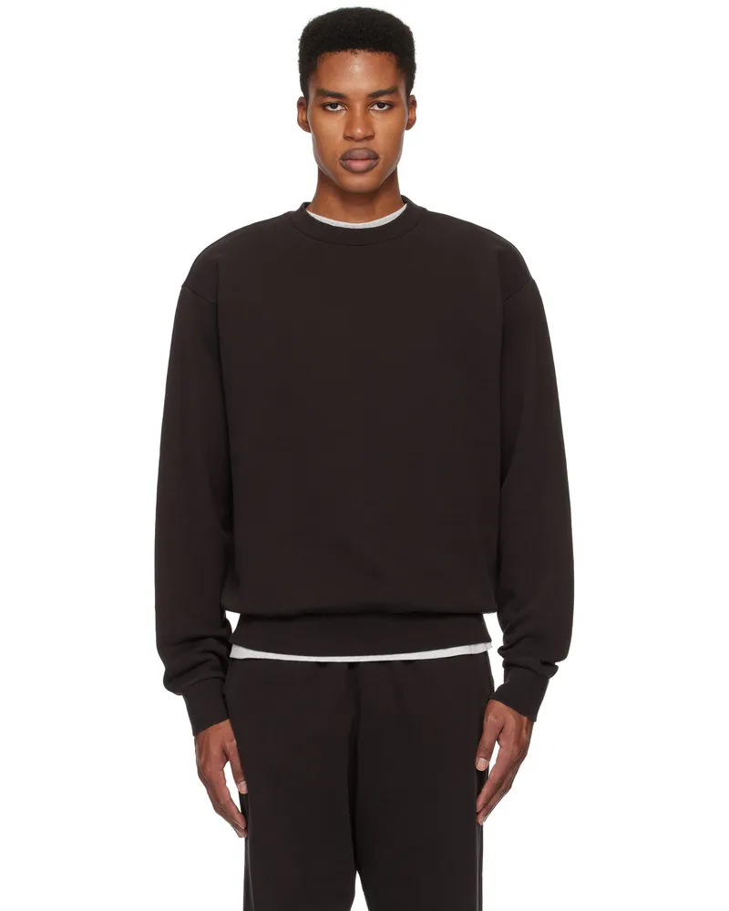 SKIMS Purple Terry Classic Crewneck Sweatshirt Phoenix
