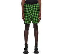Black & Green Diego Shorts