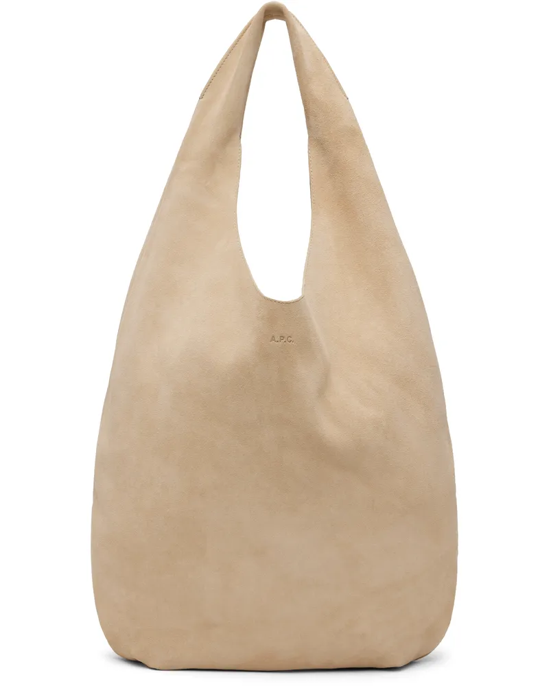A.P.C. Beige 'Le Neige' Bag Bap