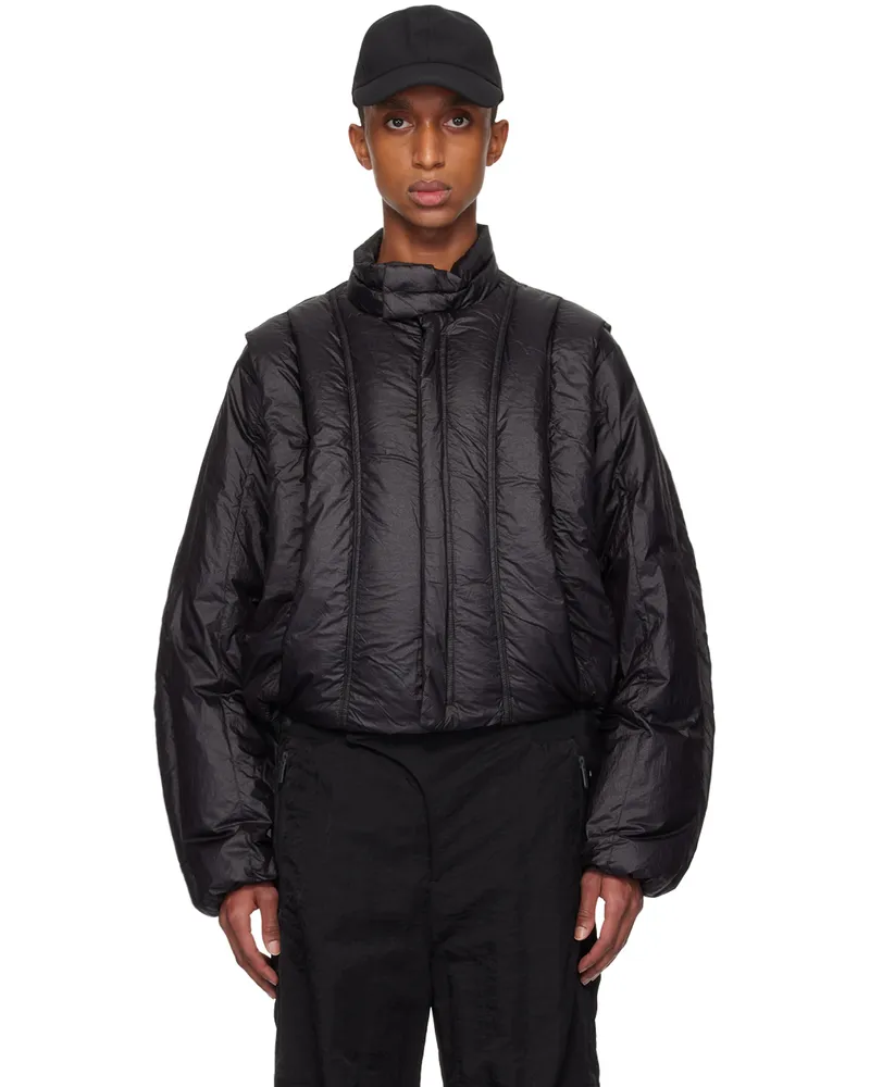 A. A. Spectrum Black Powders II Down Jacket Black
