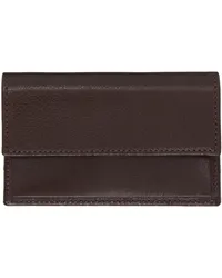 The Row Brown Two Card Holder Cfpl