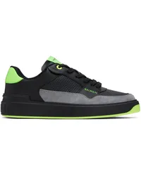 Balmain Black & Green B-Court Flip Sneakers Eff