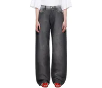 Gray 'You Wish' Jeans