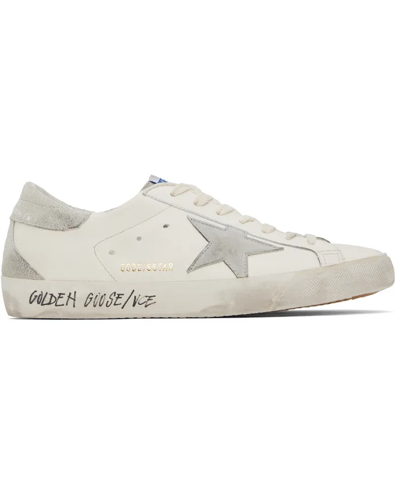 Golden Goose White Super-Star Classic Sneakers White