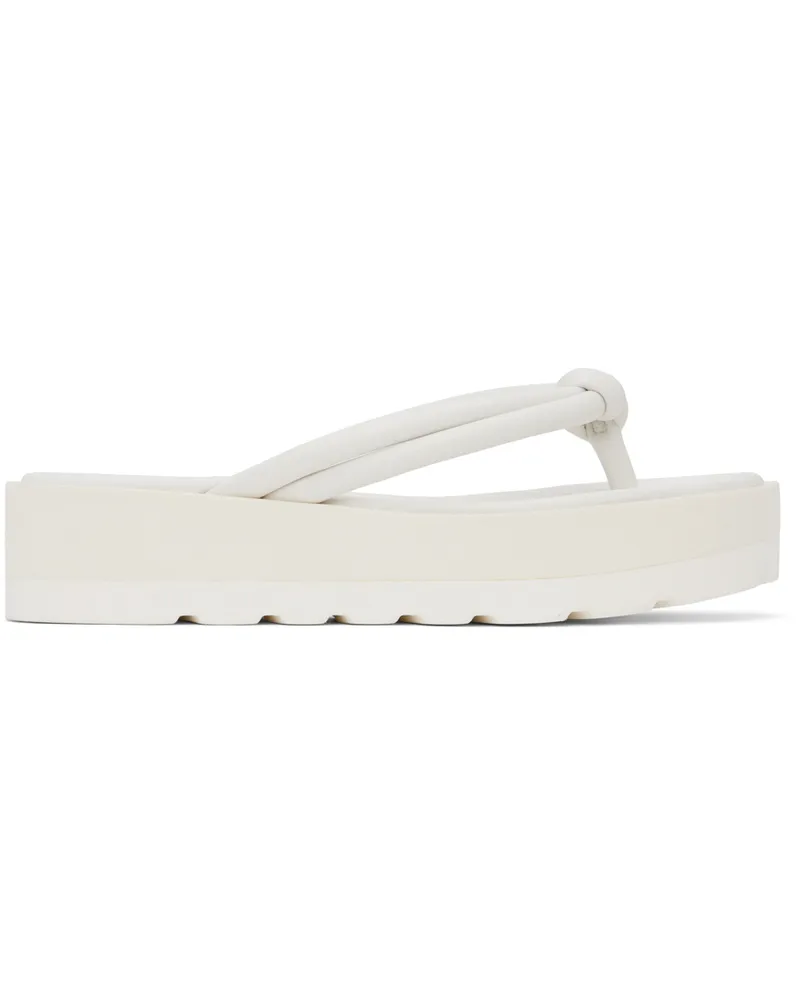 Gianvito Rossi White Marlie Sandals White