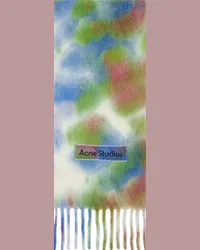 Acne Studios Multicolor Tie-Dye Alpaca Wool Scarf Bhm