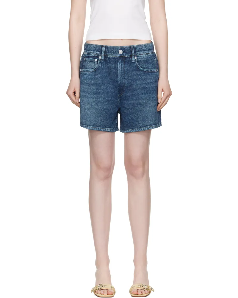 Rag & Bone Navy Miramar Terry Walking Shorts Senec