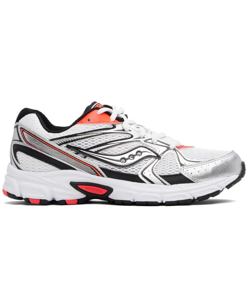 Saucony White & Silver Ride Millennium Sneakers White