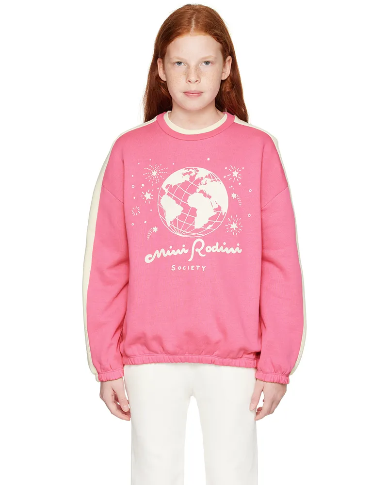 Mini Rodini Kids Pink Society SP Sweatshirt 28