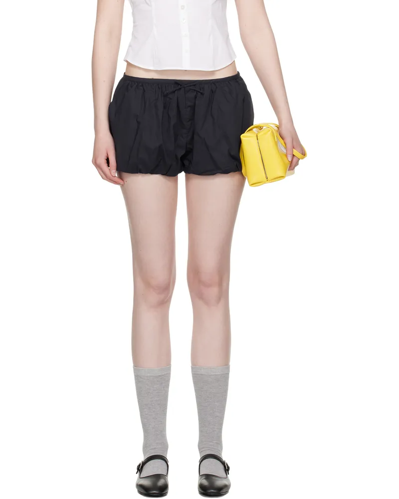 Sandy Liang Navy Kayo Shorts Navy