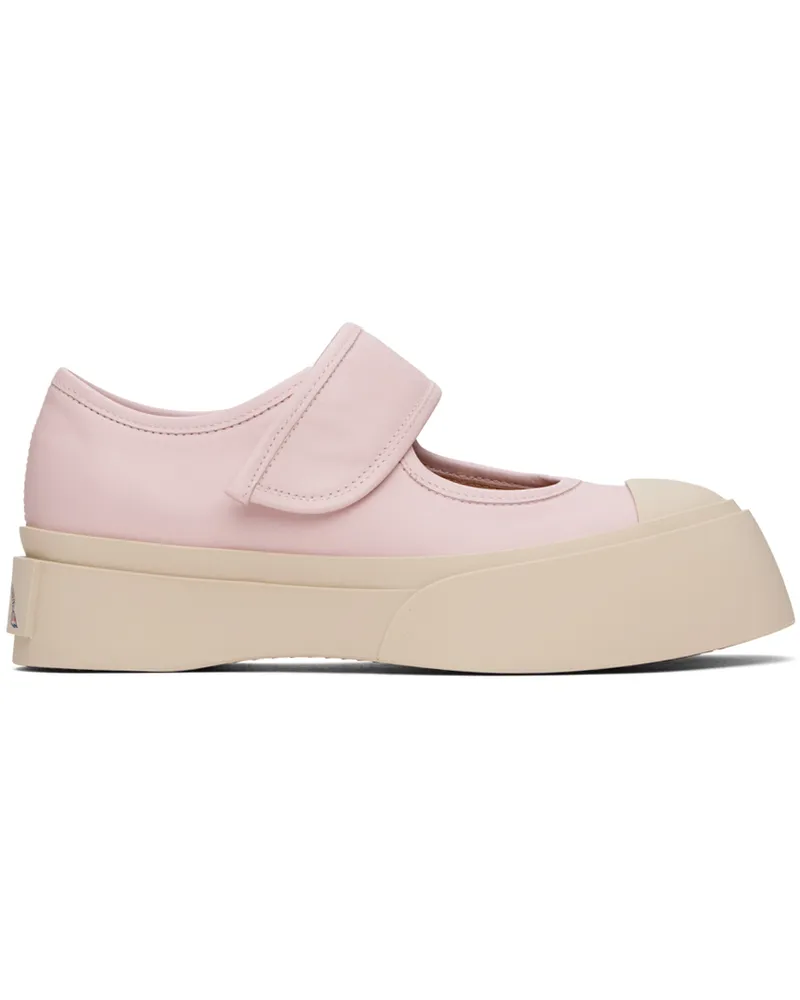 Marni Pink Pablo Mary Jane Ballerina Flats 00c09