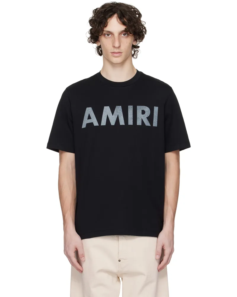 Amiri Black 'Amiri' Stencil T-shirt Black