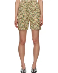 Nanushka Yellow Doxxi Shorts Ditsy