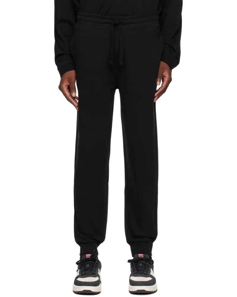 HUGO BOSS Black Bonded Sweatpants 001-black