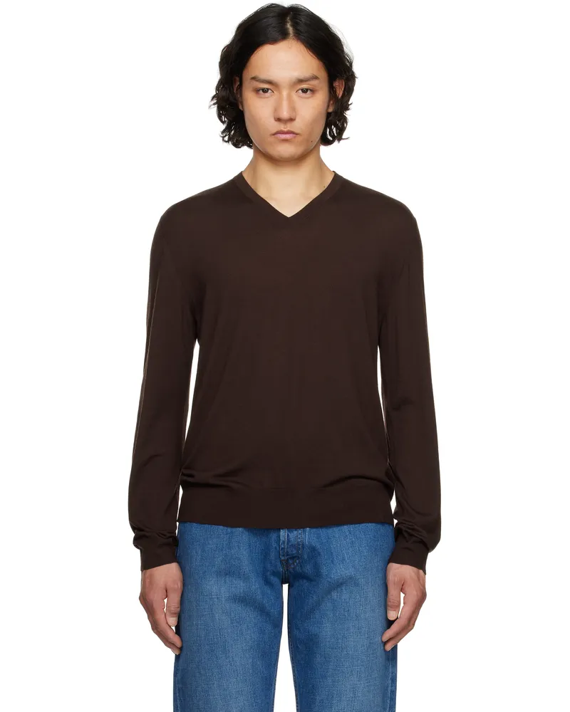 The Row Brown Dimarco Sweater Bro