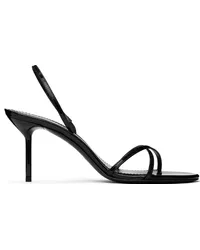 Paris Texas Black Liz Slingback 70 Heeled Sandals Black