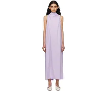 Purple Knot Midi Dress