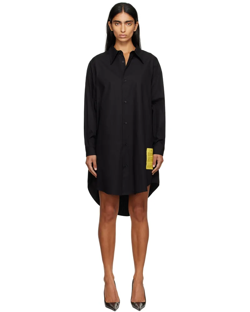 Maison Margiela Black Shirt Minidress 900