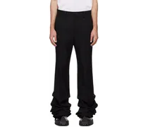 Black Wave Trousers
