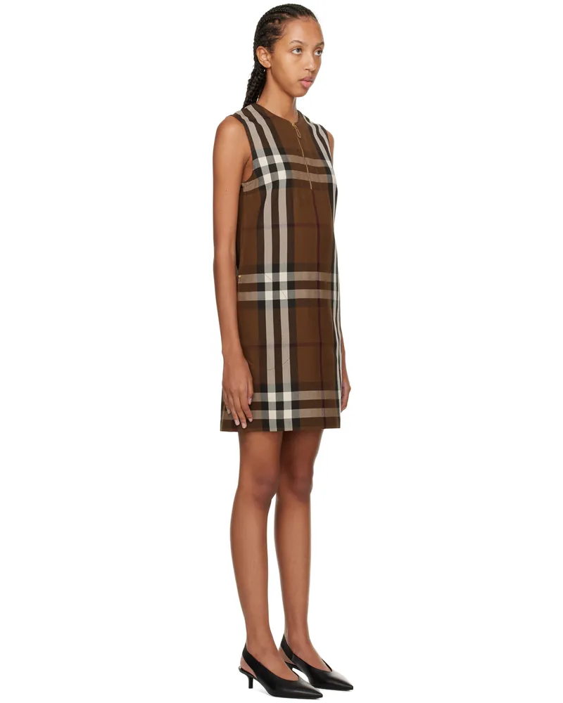 Burberry Kurzarmkleid braun Casual-Look offers