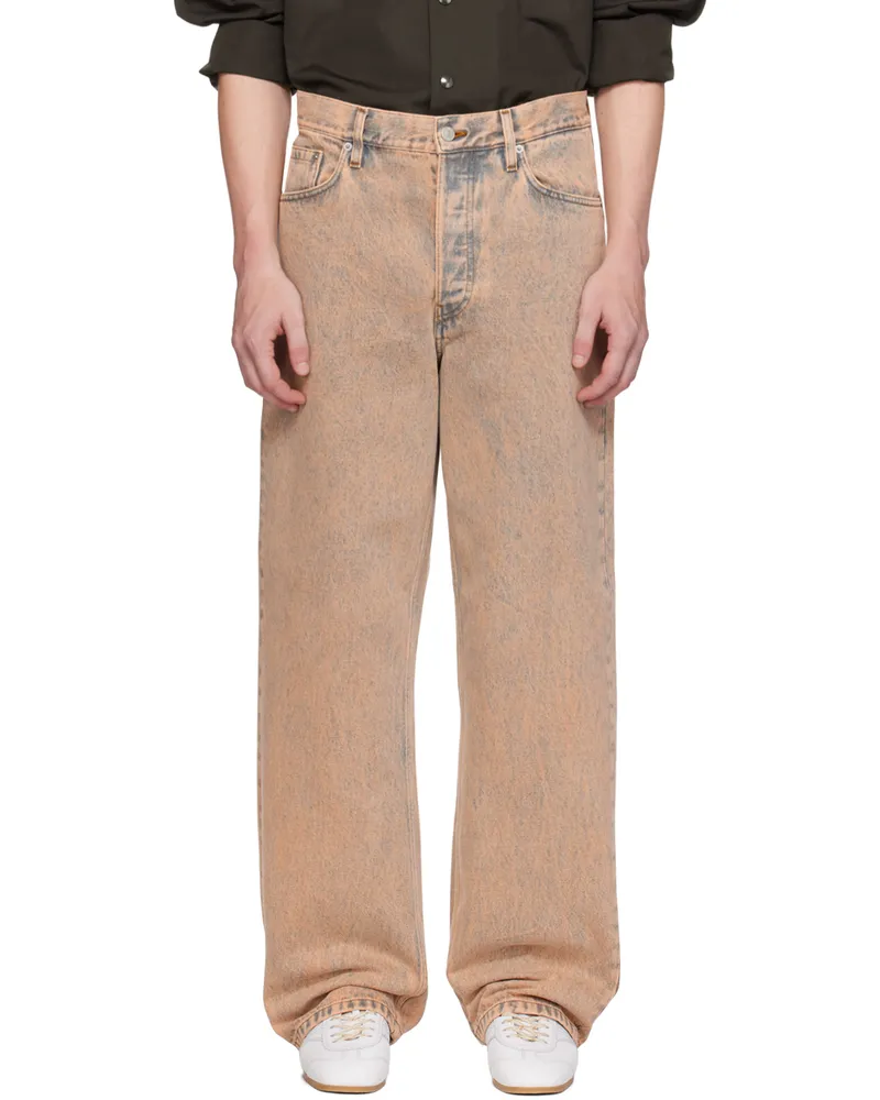 Dries van Noten Pink Dyed Jeans 305
