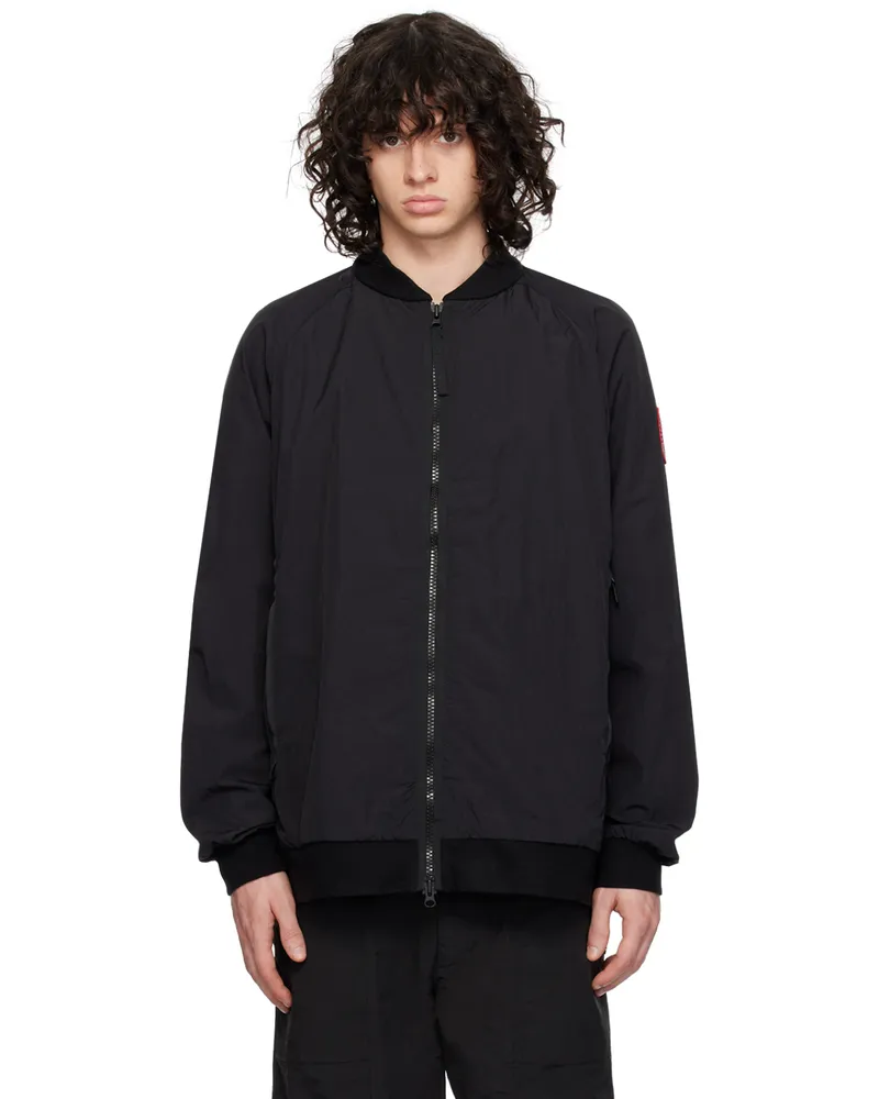 Canada Goose Black Faber Bomber Jacket Black