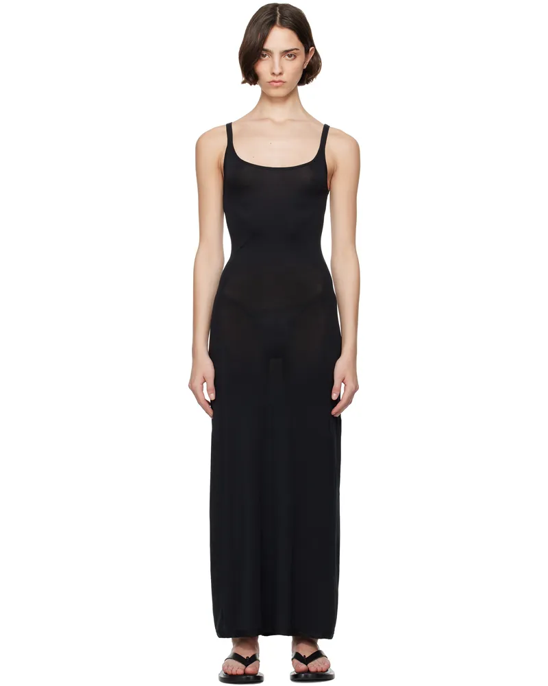 CDLP Black Lightweight Tank Maxi Dress Black