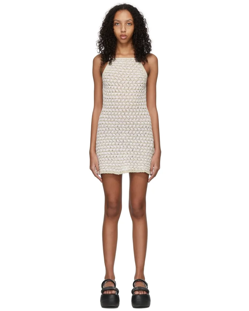 Marco Rambaldi White Cotton Mini Dress 01