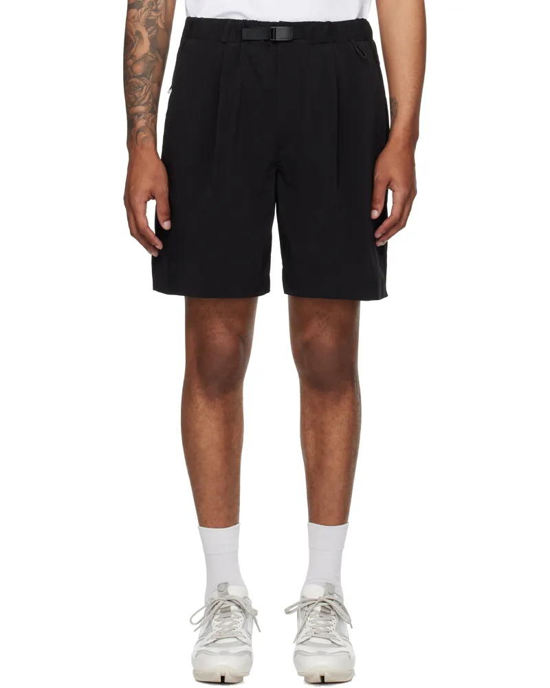 Snow Peak Black Breathable Quick Dry Active Shorts Black