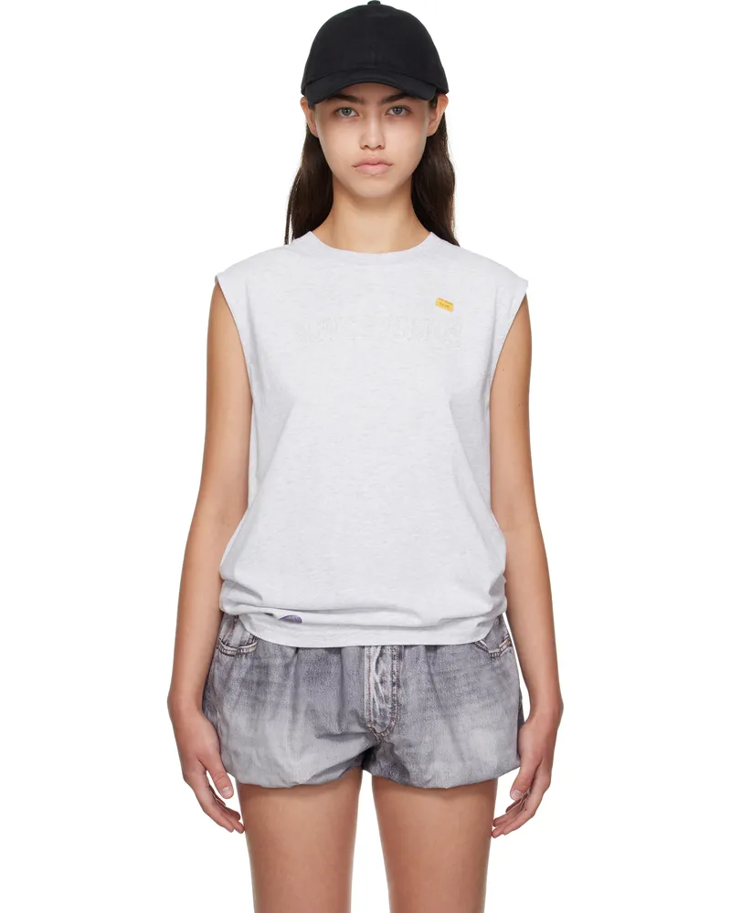 Acne Studios Gray Logo Tank Top 990