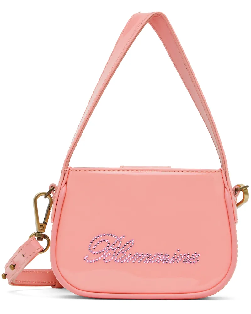 Blumarine Pink Mini Rhinestone Bag N0729