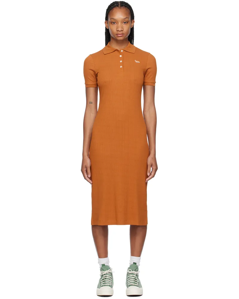 Kitsuné Tan Baby Fox Maxi Dress P261