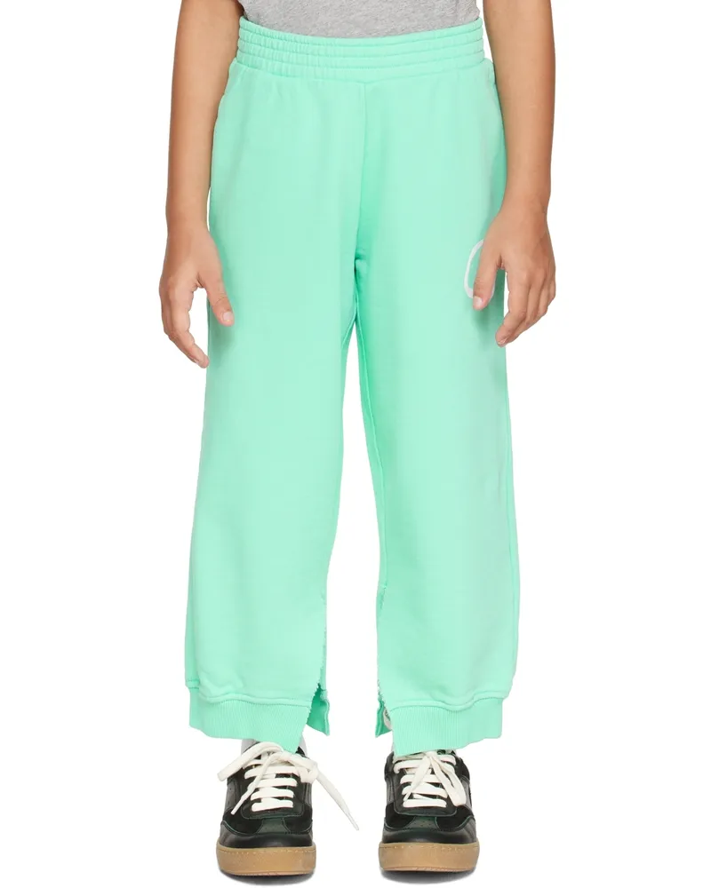 Maison Margiela Kids Blue Printed Sweatpants M6506